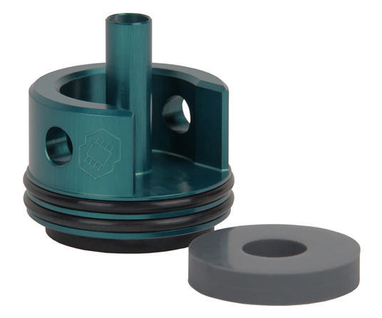 Gate CNC Aluminum EON Protector Cylinder Head, Cyan