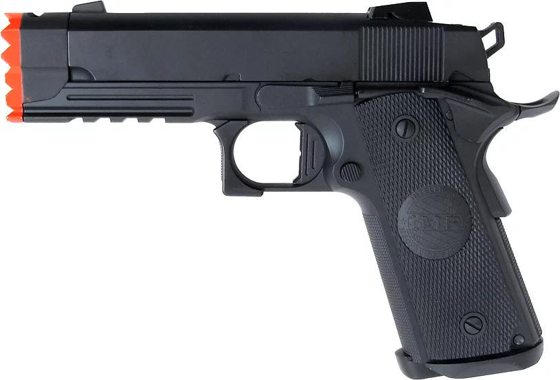 GE Full Metal Hi-Capa Tactical Master Striker Head Gas/Co2 Blowback Airsoft Pistol, Black