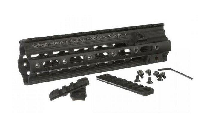 Geissele AZI 10.5â€ H&K 416 Modular Rail w/ Laser Etched Markings, Black