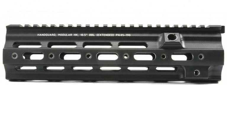 Geissele AZI 10.5â€ VFC 416 Modular Rail w/ Laser Etched Markings, Black