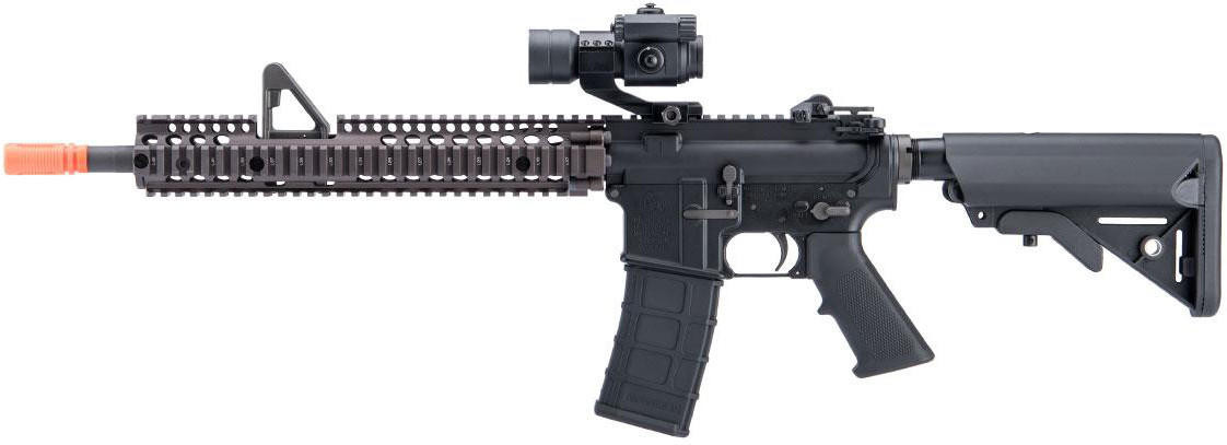 GHK Cybergun Colt Licensed M4A1 14.5" FSP SOPMOD Block 2 GBB Airsoft Rifle, Black