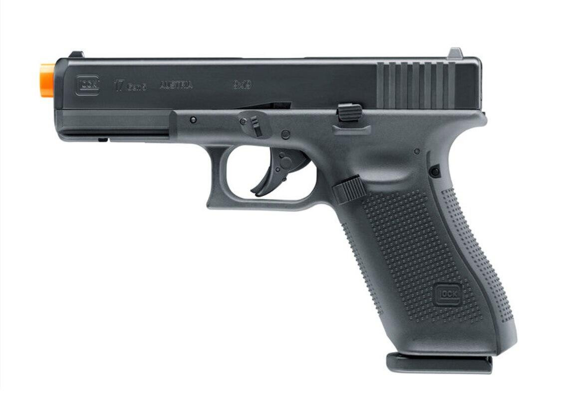 Glock G17 Gen5 CO2 (HALF) Blowback Airsoft Pistol by VFC / Elite Force, Black