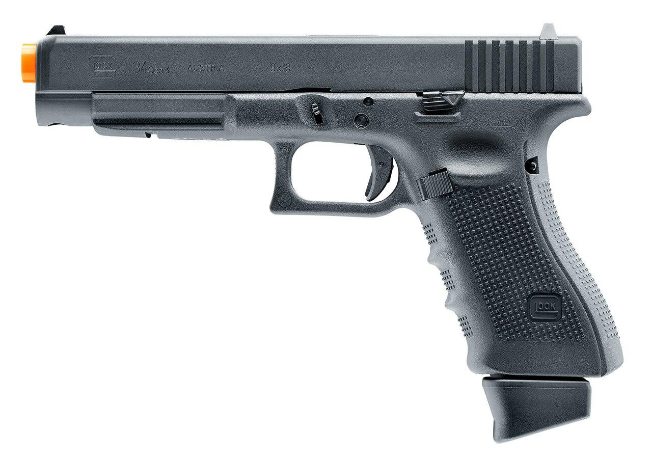 Glock G34 Co2 Deluxe Blowback Airsoft Pistol by VFC / Elite Force, Black