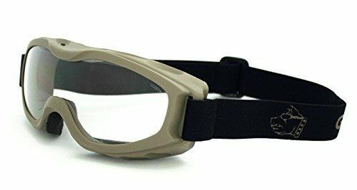 GOGGS Evader II Over-RX Goggles w/ Fogstopper, Clear Lens, Dark Earth Frame