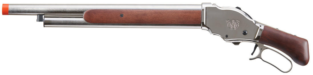 Golden Eagle 1887 Lever Action Gas Powered Airsoft Shotgun, Silver