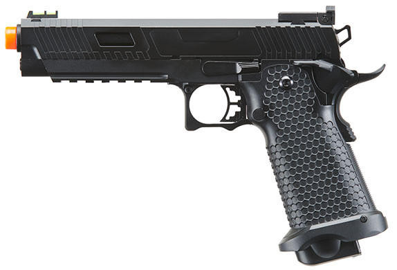Golden Eagle 3515 Hi-Capa GBB Airsoft Pistol w/ Vented Slide, Black