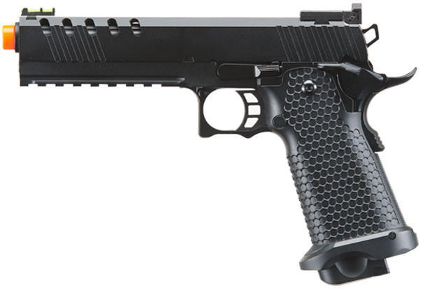 Golden Eagle 3517 Hi-Capa GBB Airsoft Pistol w/ Vented Slide, Black
