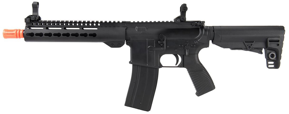 Golden Eagle Elite Series 9" Keymod Gas Blowback Airsoft Rifle, Black