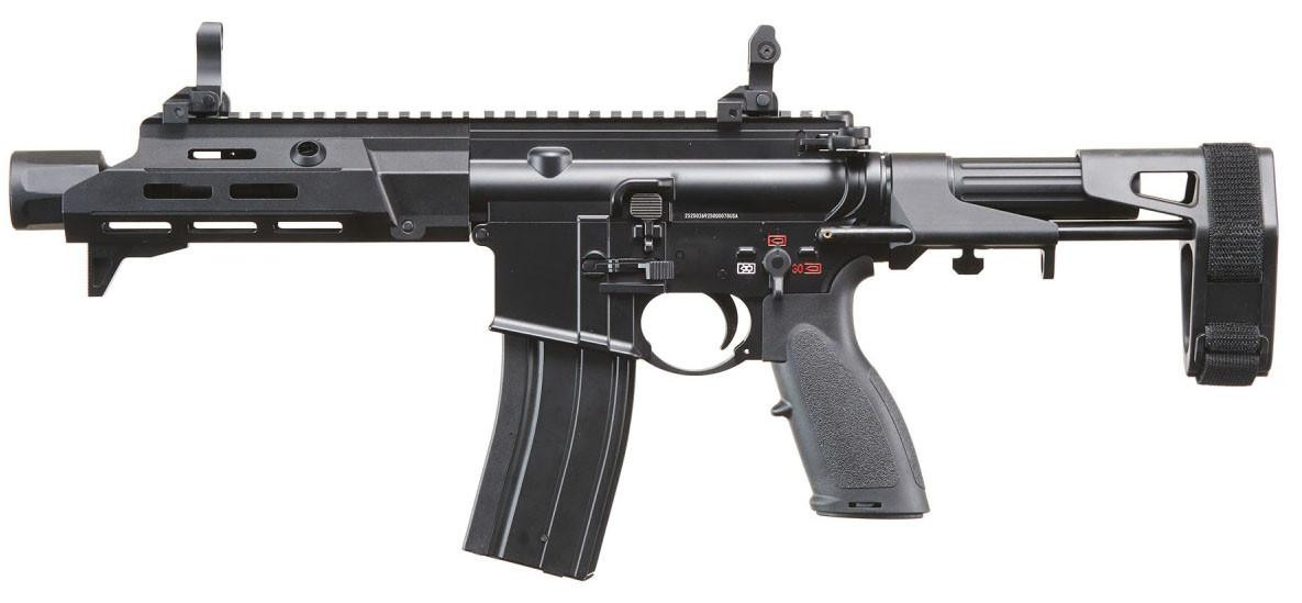 Golden Eagle GBBR 7.5" M-LOK w/ Mock Amplifier Airsoft Rifle, Black