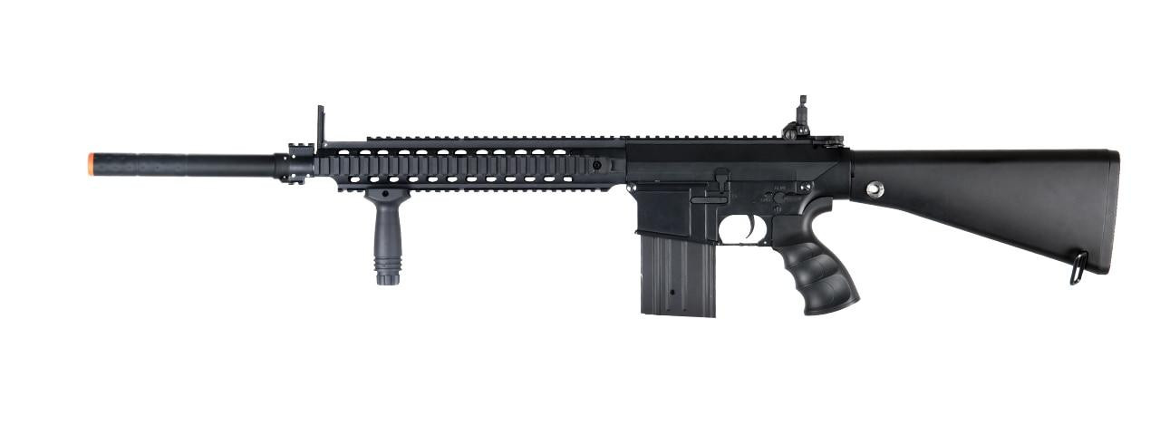 Golden Eagle JG SR-25 Full Metal Airsoft Rifle, Black