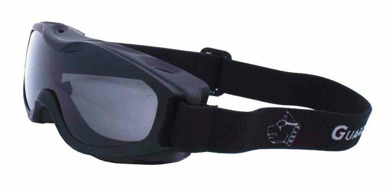 GUARD DOGS Evader II Black Framed Anti-Fog Goggles, Fits Over Glasses