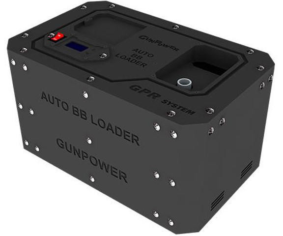 GunPower High Speed Electric Automated Airsoft BB Speed Loader, Black