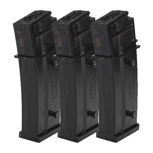 H&K G36C 400 Round High Capacity Magazine, 3 Pack