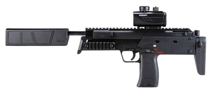 H&K MP7 .177 Break Barrel Air Rifle, Black