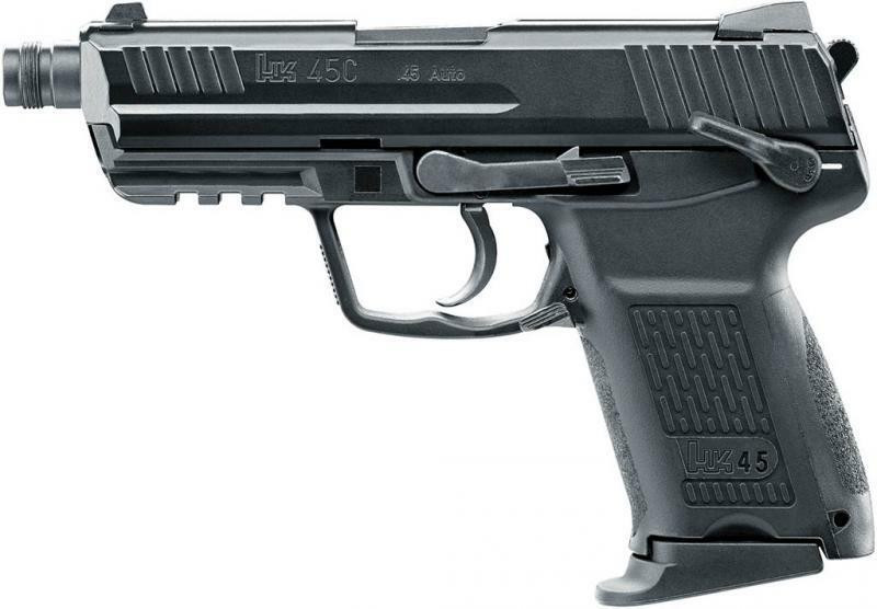 H&K45CT Compact Gas Blowback Airsoft Pistol, Black