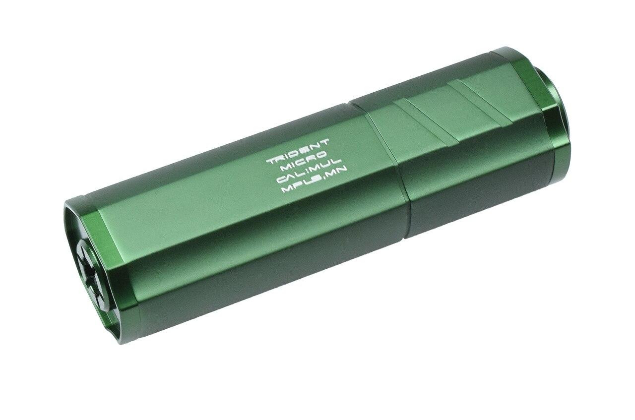 Helix Trident Micro Mock Airsoft Suppressor, Green
