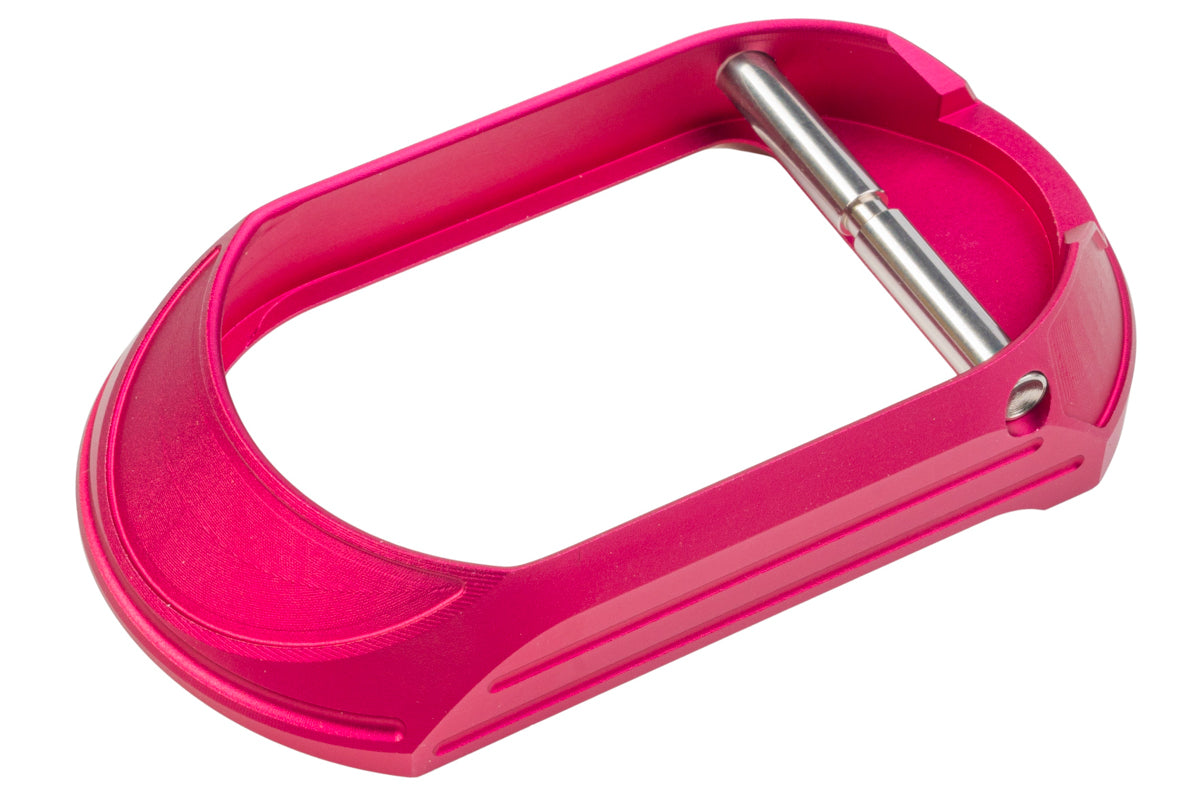 Dr. Black Aluminum Magwell Type C For Tokyo Marui Hi Capa GBB Airsoft - Magenta (Polymer Grip / Dr.B