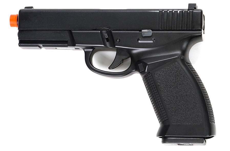 HFC 189 Dark Hawk Police Style Green Gas Blowback Pistol - Full Metal