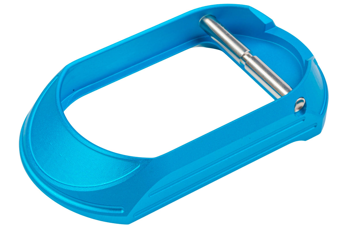 Dr. Black Aluminum Magwell Type C For Tokyo Marui Hi Capa GBB Airsoft - Aqua (Polymer Grip / Dr.Blac