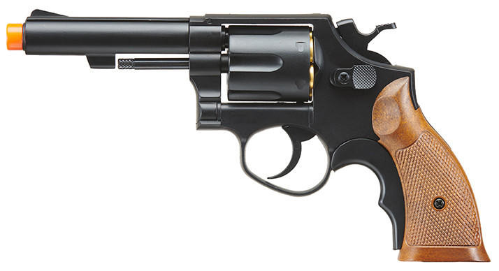 HFC 9.5" Gas Powered Airsoft Revolver Pistol, Black
