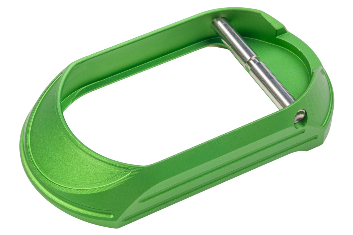 Dr. Black Aluminum Magwell Type C For Tokyo Marui Hi Capa GBB Airsoft - Green (Polymer Grip / Dr.Bla