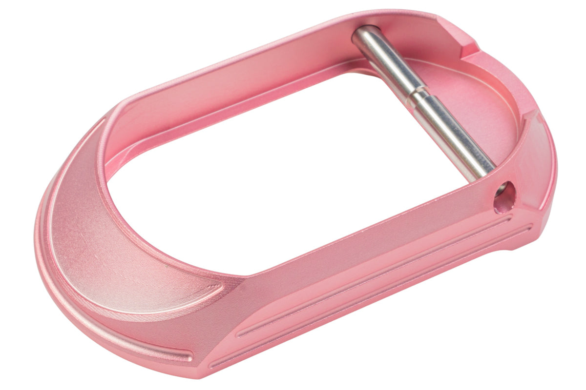 Dr. Black Aluminum Magwell Type C For Tokyo Marui Hi Capa GBB Airsoft - Pink (Polymer Grip / Dr.Blac