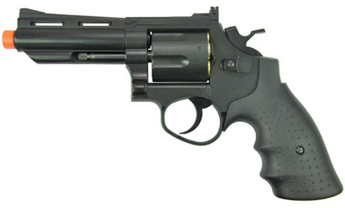 HFC HG-132 4" Barrel Gas Revolver, Black