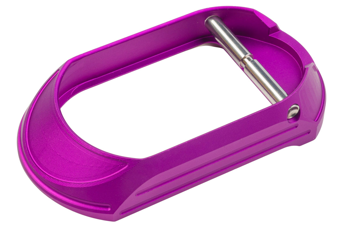 Dr. Black Aluminum Magwell Type C For Tokyo Marui Hi Capa GBB Airsoft - Purple (Polymer Grip / Dr.Bl