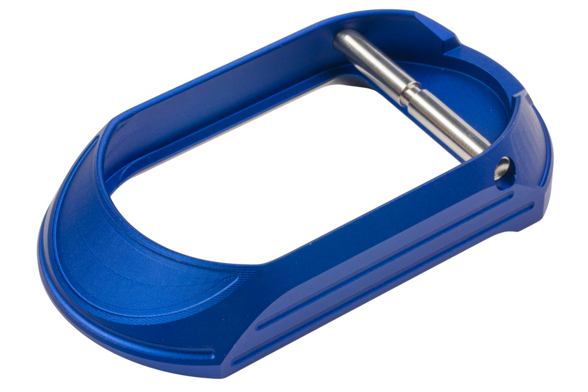 Dr. Black Aluminum Magwell Type C For Tokyo Marui Hi Capa GBB Airsoft - Blue (Polymer Grip / Dr.Blac