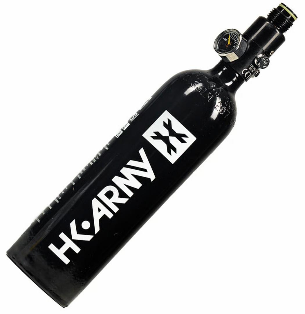 HK Army 26ci 3000psi Aluminum HPA Tank w/ Regulator, Skinny, Black