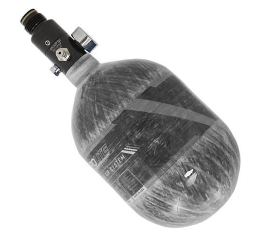 HK Army Aerolite 48ci/4000psi Carbon Fiber Tank, Clear Carbon