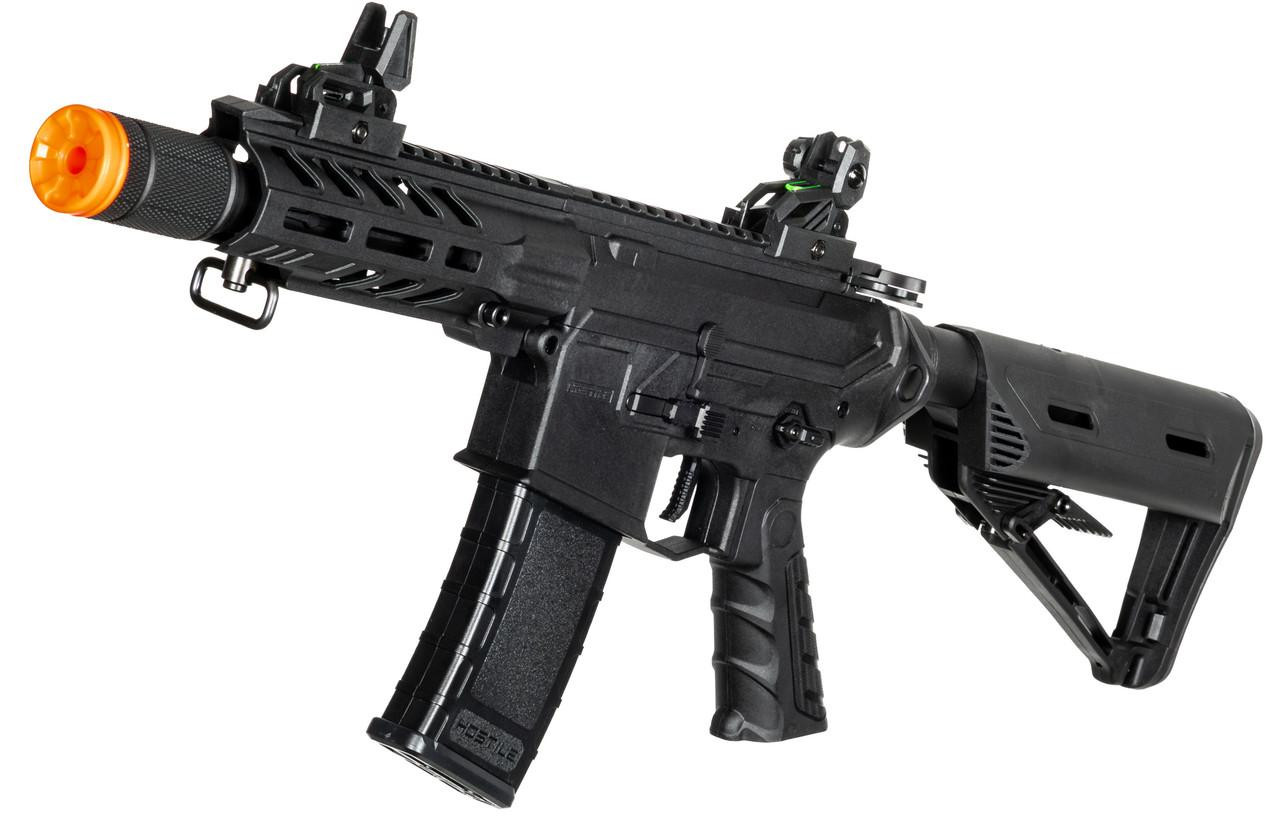 HK Army Hostile AEG Raze CQB Airsoft Rifle, Black
