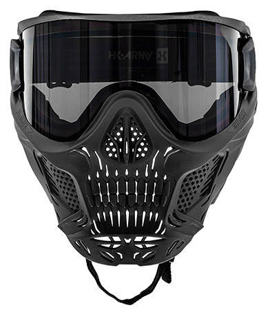 HK Army HSTL Skull "Punisher" Goggle, Black w/ Smoke Lens