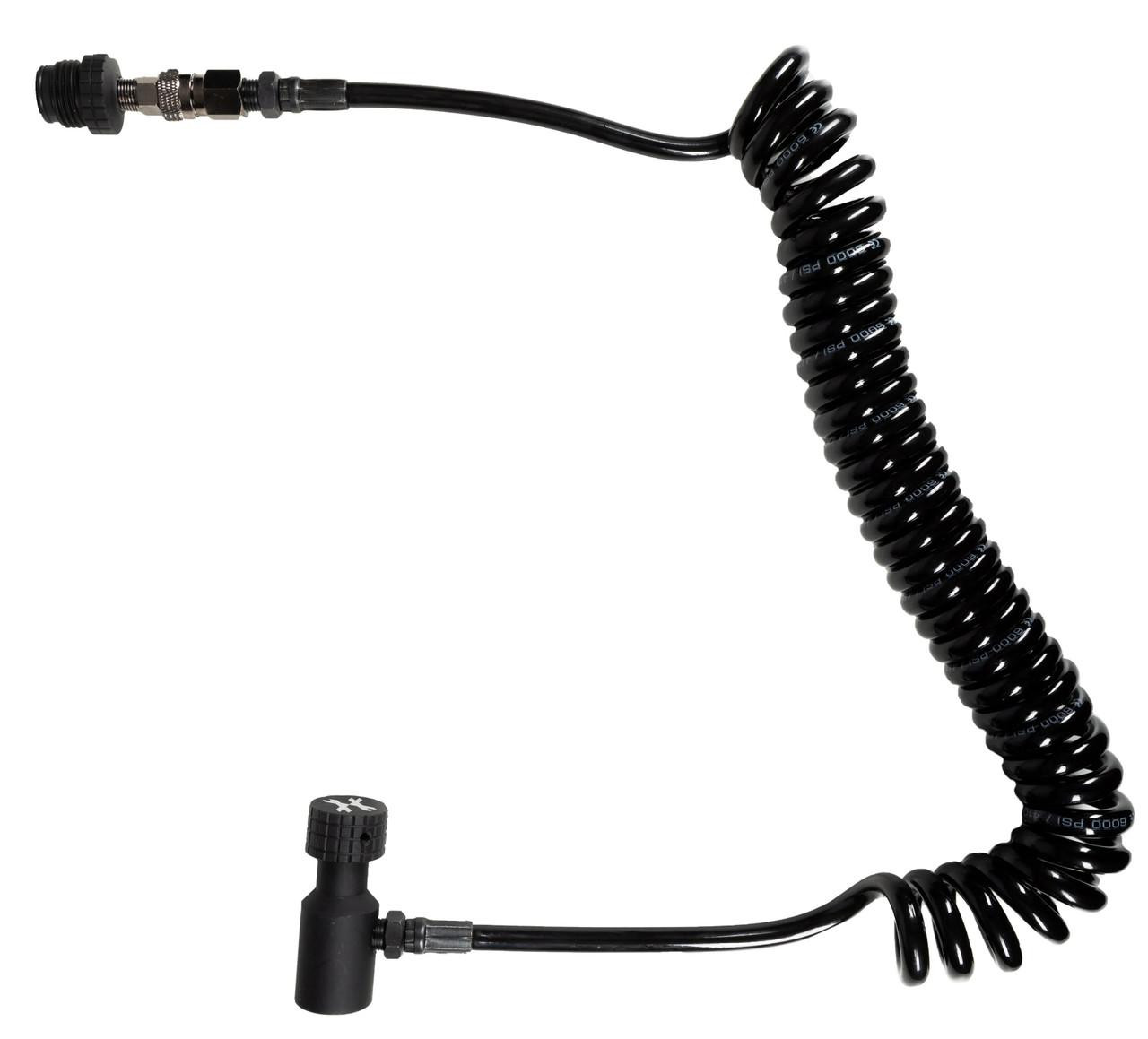 HK Army Standard Coiled Remote Line, Black