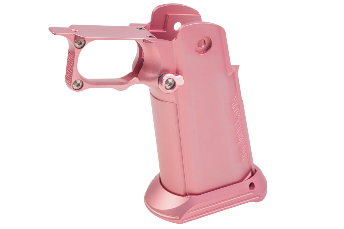 Dr. Black Aluminum Grip For Tokyo Marui Hi Capa GBB Airsoft (Type CLEAN/ Pink)