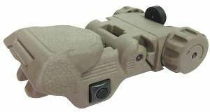 ICS CXP Rear Flip Up Sights, Tan