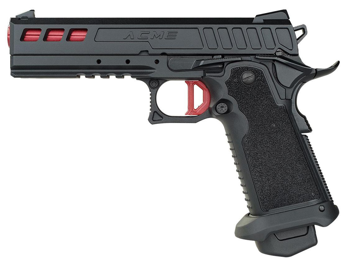 ICS Hi-Capa ACME GBB Airsoft Pistol, Black