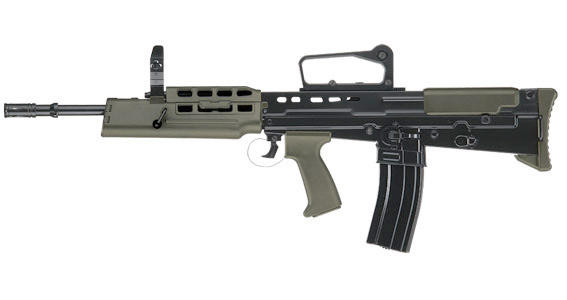 ICS L85 A2 Electric Airsoft Rifle, Two-Tone