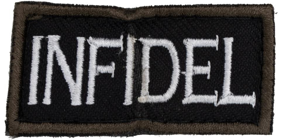 Infidel Embroidered Patch, Black