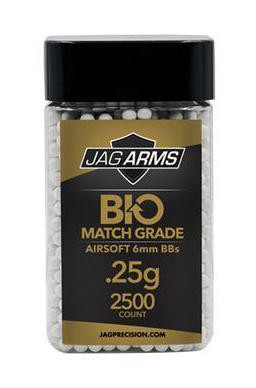 JAG Arms Biodegradable BBs, 0.20g, 2500 rounds