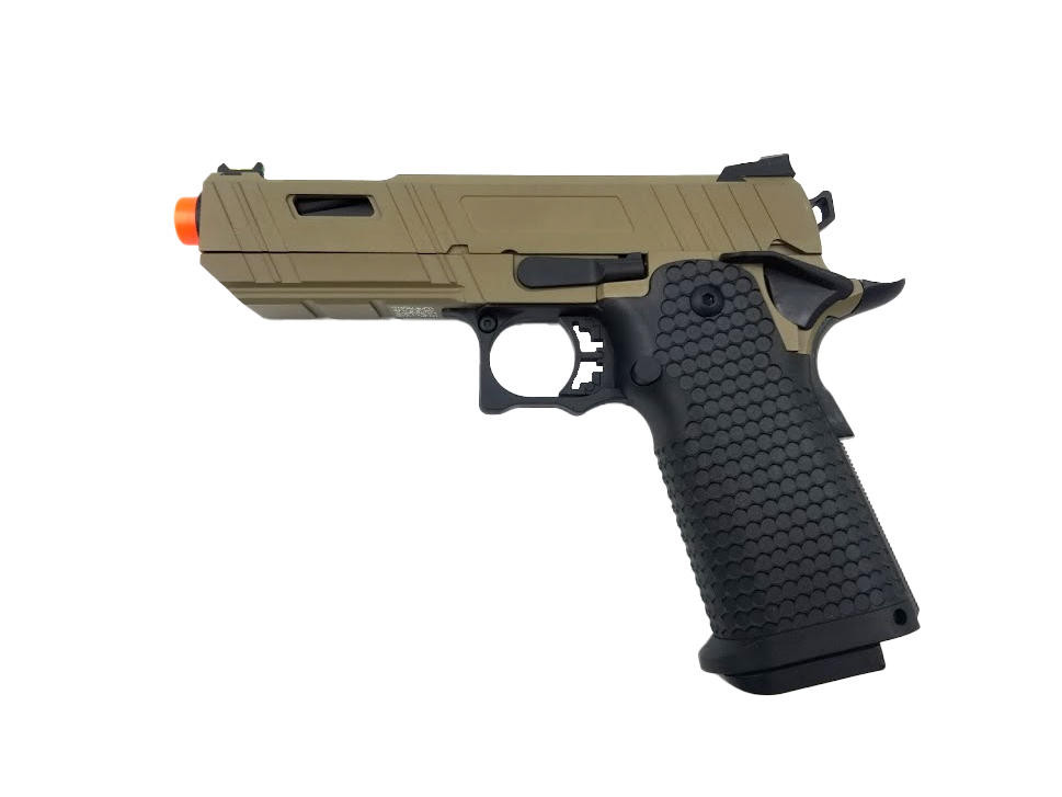 JAG Arms GMX-3.0 Series Gas Blowback Airsoft Pistol, Tan