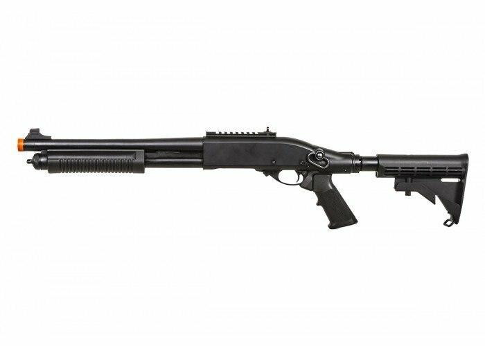 JAG Arms Scattergun TS Gas Powered LE Stock Shotgun, Black
