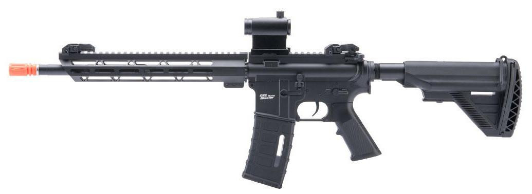 JG 7.5mm M4 12" M-LOK Gel Ball Blaster Rifle, Black