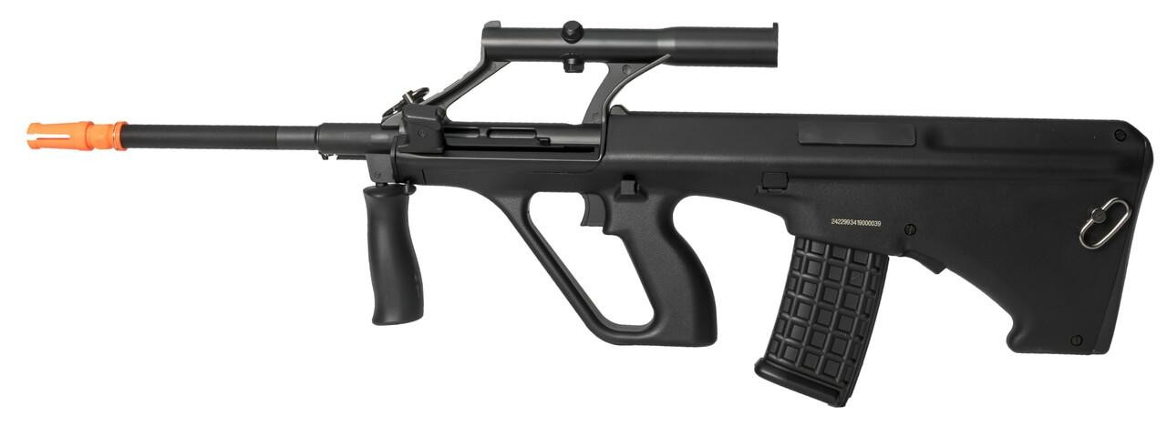 JG AUG Military AEG with 3x Built-In Scope Airsoft Rifle