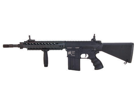 JG Full Metal SR25 Electric Airsoft Rifle AEG