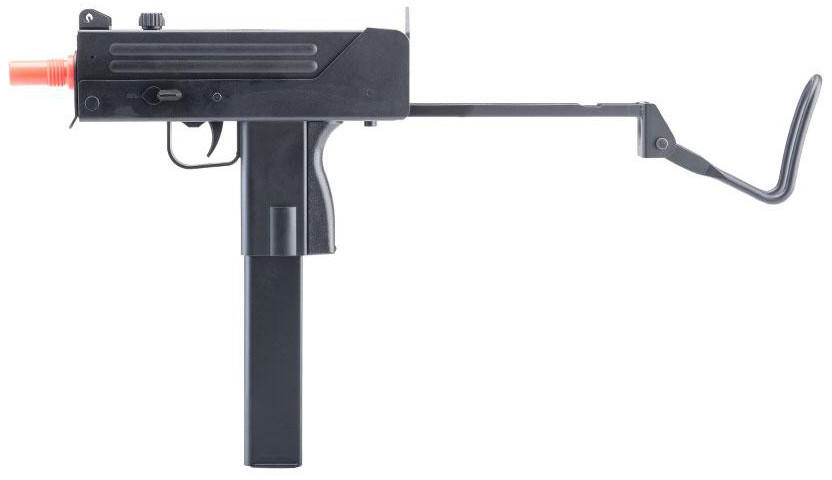 JG Full Size MAC-10 Airsoft AEG Sub Machine Gun, Black