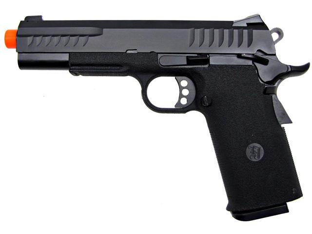 KJW Full Metal KP08 1911 Gas Blowback Airsoft Pistol