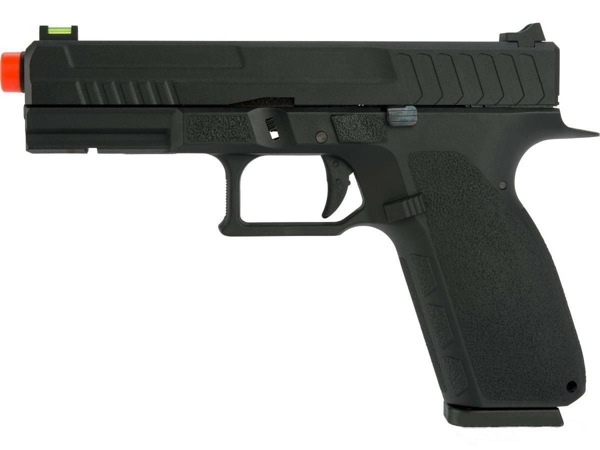 KJW KP13 Hi-Capa Tactical Gas/Co2 Gas Pistol, Black