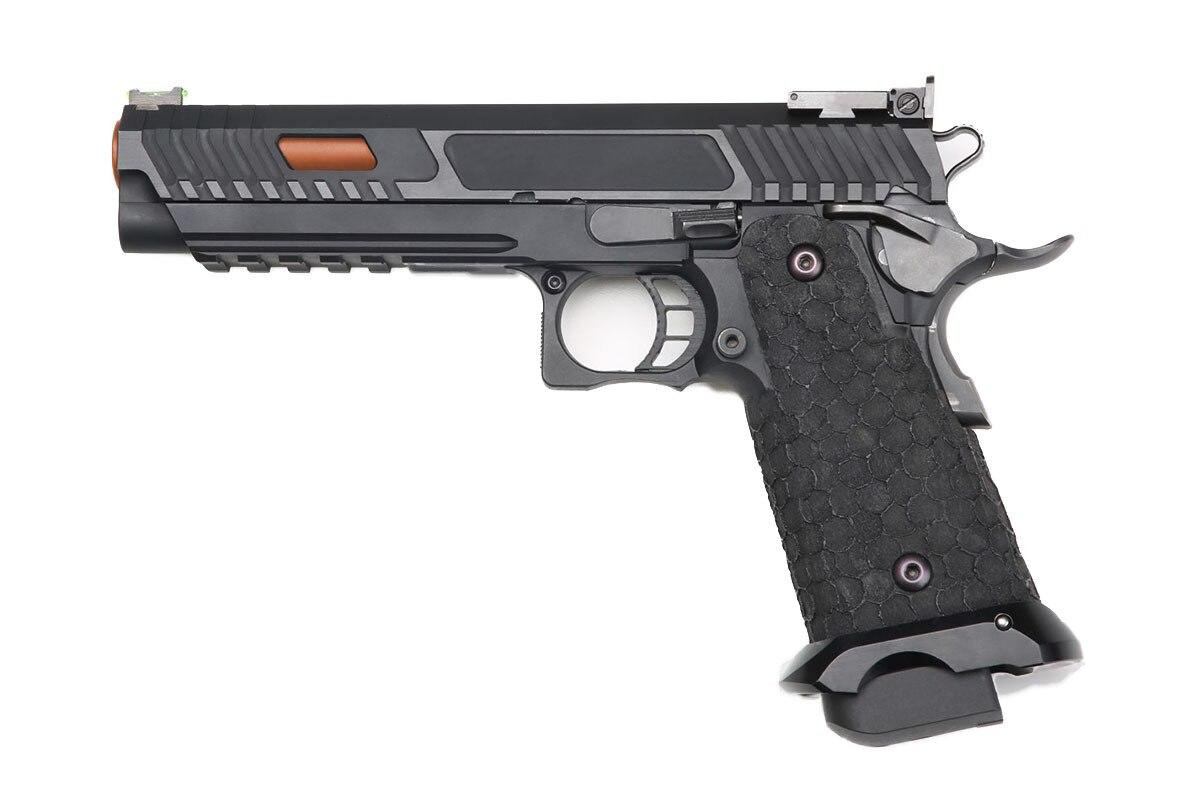 KLI 1911 Hi-Capa “Baba Yaga” Co2 Blowback Airsoft Pistol, Black