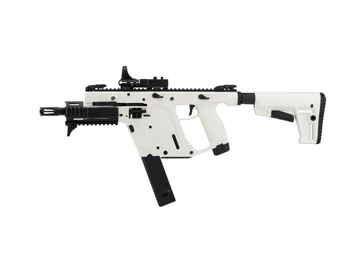 KRISS USA Limited Edition High Velocity KRISS Vector SMG Airsoft Rifle by Krytac, Alpine White